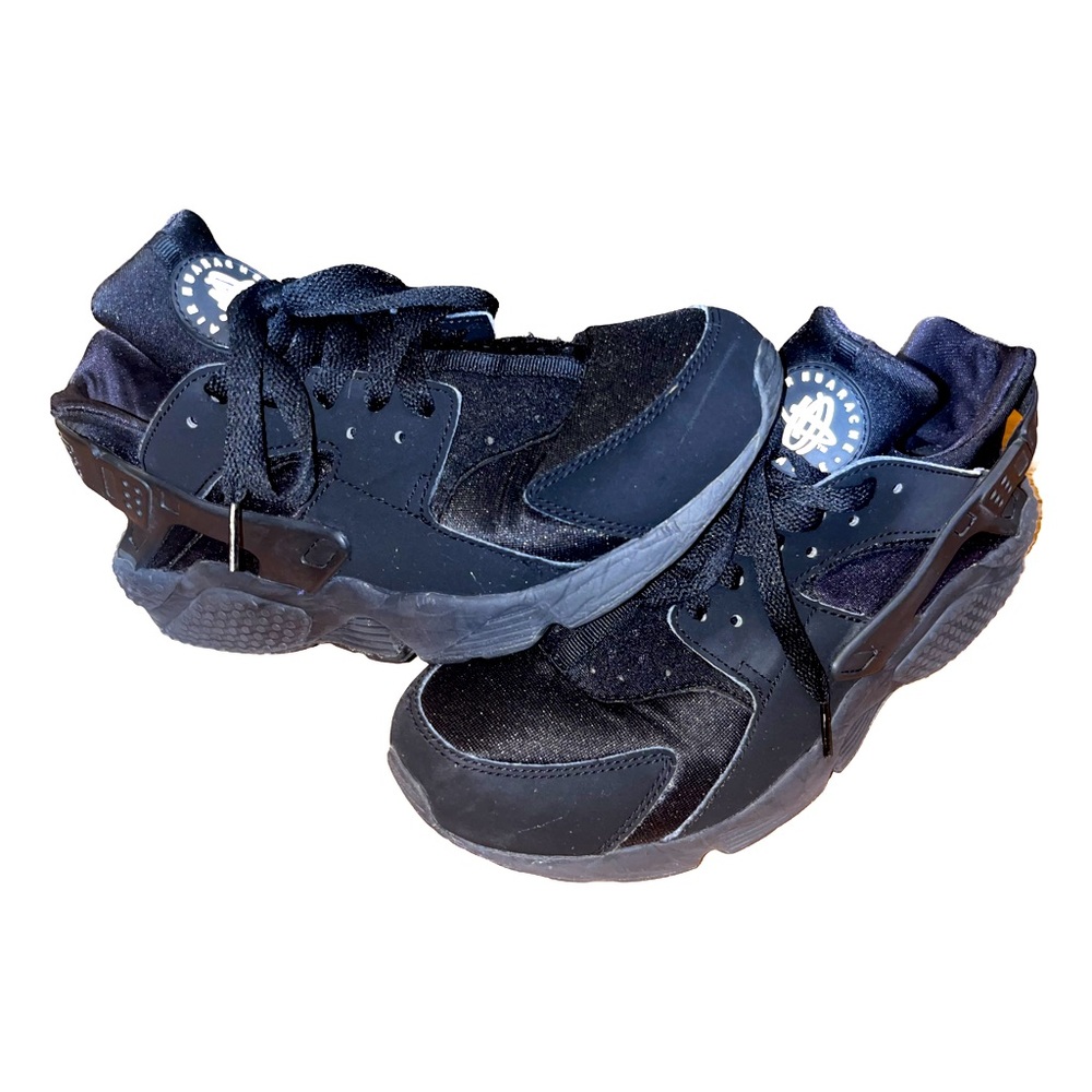 NIKE AIR HURRACHE SHOES WOMEN 8US ALL BLACK
